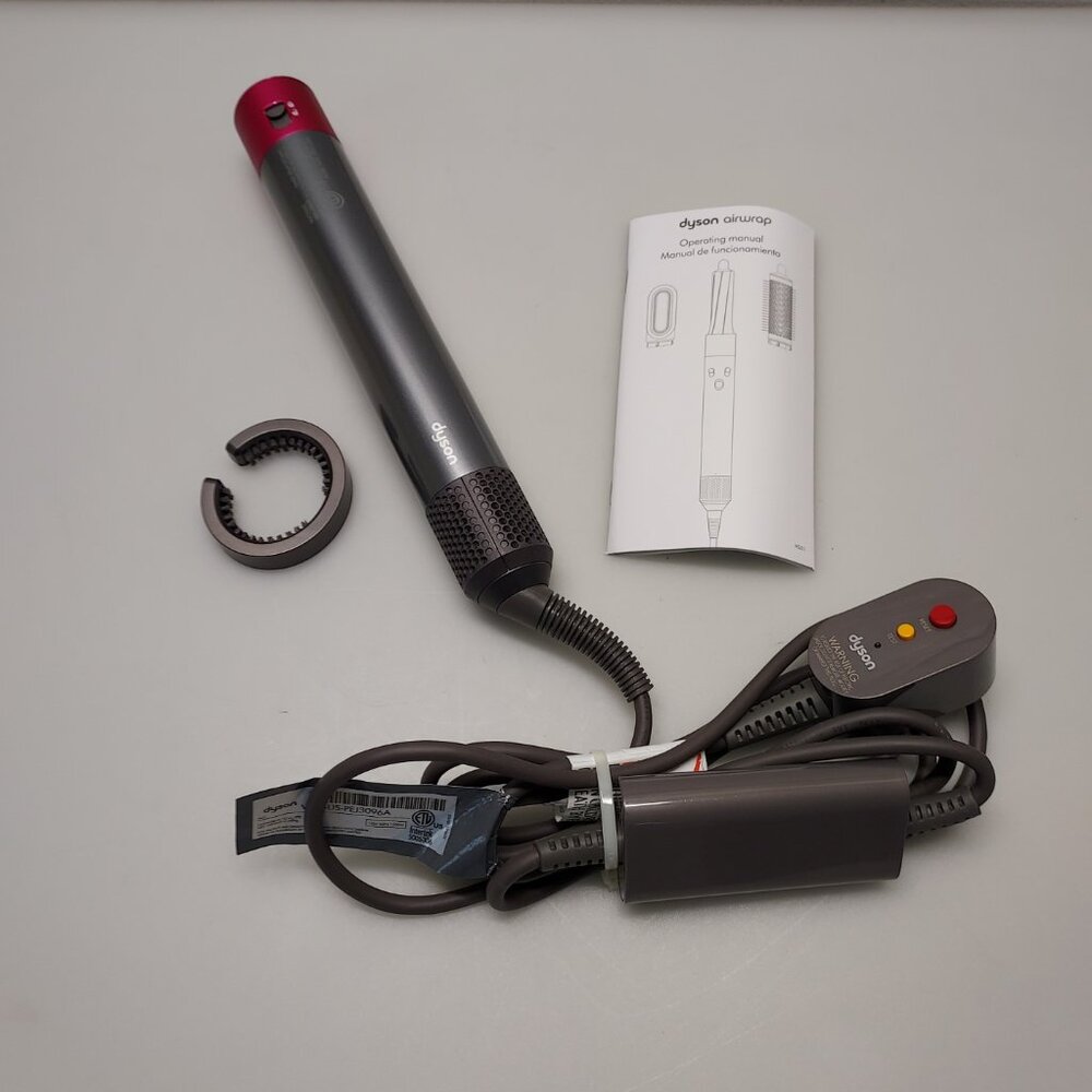 DYSON HS01 AIRWRAP HAIR STYLER CURLER W/ OWNERS MANUAL & FILTER CLEANER TOOL EWC